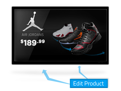 Digital Signage Product Display