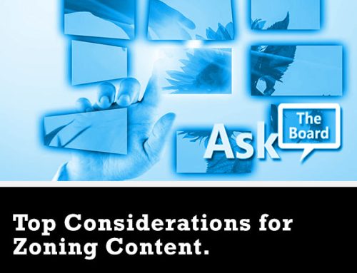 Top Considerations for Zoning Content